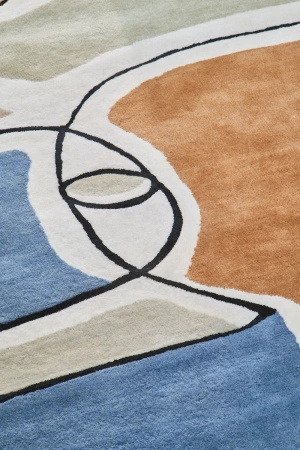 Toulemonde Bochart Bleu Des Yeux Multi Carpet