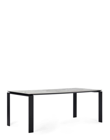  Four Ceramic 190x90 cm Table Black Nature Tundra