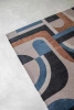 Louis de Poortere Module Carpet Camel Blue 9196