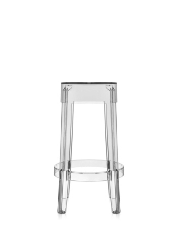 Charles Ghost 65 cm Bar Chair Transparent