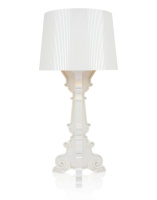 Bourgie White and Gold Lampa Stołowa