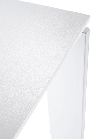  Four Rectangular 158x79 cm Stół Biały Biały