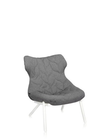 Foliage Trevira Armchair White Gray