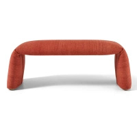 Nanimarquina Folded Colors L Seat Saffron Red