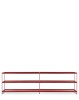 Trays 240 cm x 40 cm Regał Bordowy