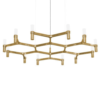 Lampa Wisząca Nemo Crown Plana Minor Pozłacany