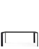 Four Large 190x90 cm Table Black