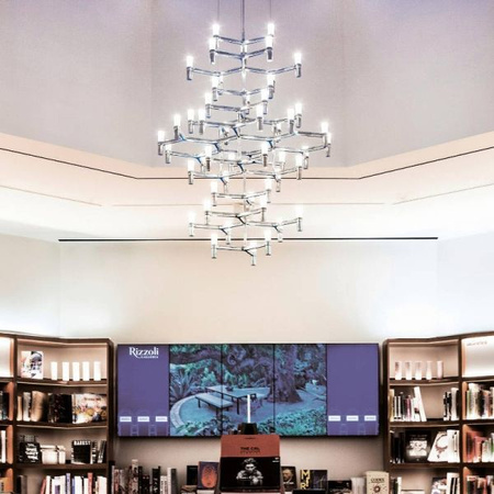 Nemo Crown Summa Pendant Lamp Polished Aluminum