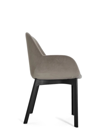 Clap Aquaclean Armchair Black Ecrù