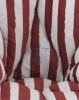 Alice's Flowers Pillow Red Stripes