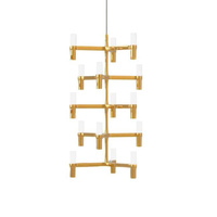 Nemo Crown Multi Gold Pendant Lamp