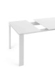 Four Extendable 160-170x90 cm Extendable Table White