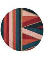 Ted Baker Sahara Burgundy carpet 56105 Circle