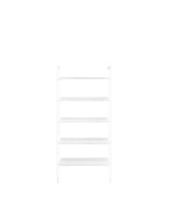 Adam Wood 1 Bookcase White Ash
