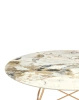 Glossy Round Ø128 cm Symphonie Gold Plated Table