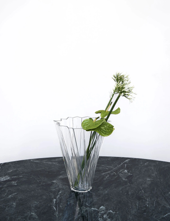 Glossy Round Ø128 cm Stół Chromowany Zielony