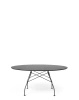 Glossy XXL Outdoor Round Ø150 cm Stół Czarny