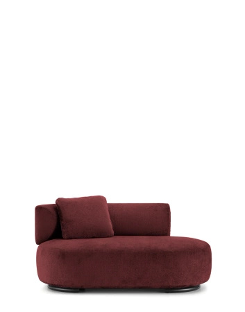K-Waiting Dormeuse Chenille Leżanka Bordowy