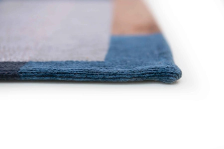 Louis de Poortere Module Carpet Camel Blue 9196
