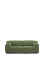 Plastics Duo Two-Seater Orsetto Sofa Green