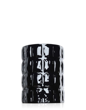 Matelasse' Vase Black