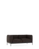 Asia Sofa Two-Seater (Cotone Structure) Ciemnoszary