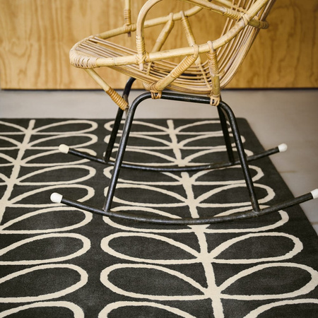 Orla Kiely Linear Stem Slate Carpet 060505