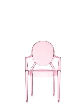 Loulou Ghost School Chair Pink