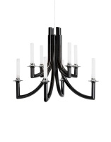 Khan Chandelier Black
