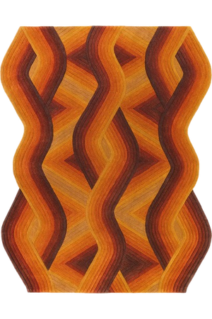 Toulemonde Bochart Flow Ocre Carpet