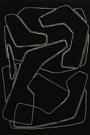 Toulemonde Bochart Amalgame Noir carpet