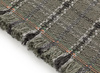 Gan Garden Layers Big Tartan Green Pillow