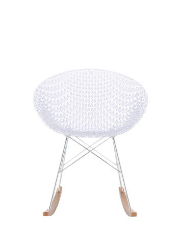 Smatrik Dondolo Chair Transparent Chrome Plated
