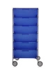 Mobil 6 Drawers With Wheels Dresser Blue