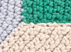 Gan Crochet Mono Blue Rug
