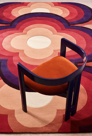 Toulemonde Bochart Flower Power Fuchsia Carpet
