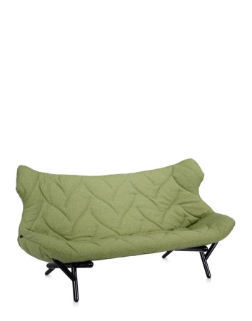 Foliage Trevira Sofa Black Green