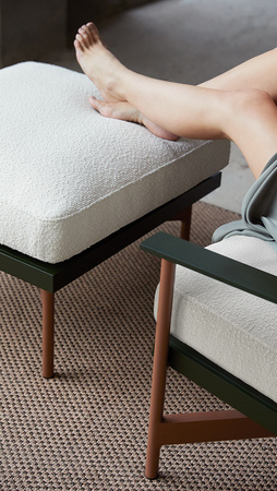 Gandiablasco Onde pouffe