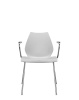 Maui Chair Chrome Light Grey