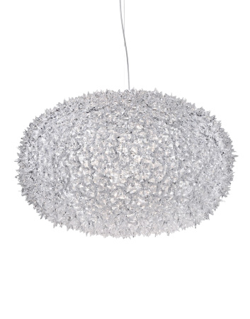 Bloom Hanging Big Pendant Lamp Transparent