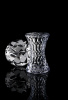 Stone Metal Stolik Pomocniczy Chrom