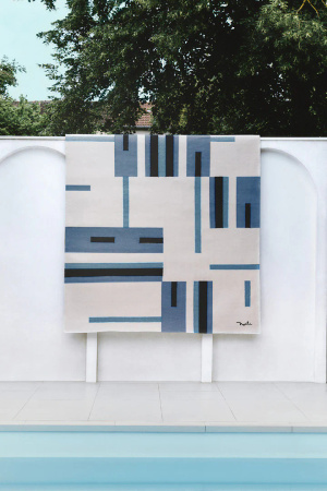 Dywan Toulemonde Bochart Tandeta Bleu