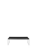 Trays 80 cm x 40 cm Stolik Czarny