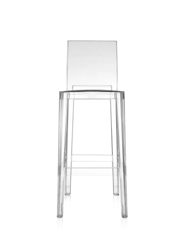 One More Please 75 cm Hocker Transparent