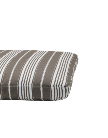 Cushion Stripes 48x48 cm Pillow Taupe