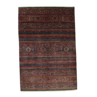 Samarkand Shawal Wool Carpet 102042 202x298