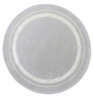 Laura Ashley Redbrook Silver ROUND Carpet 081804