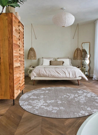 Louis de Poortere SAKURA MORNING MIST rug 9373
