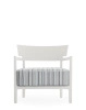 Cara Mat Outdoor Armchair White Green Stripes