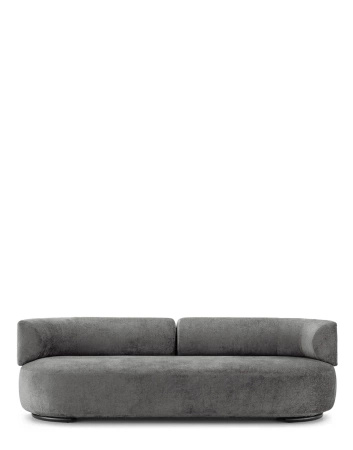 K-Waiting Chenille Sofa Szary
